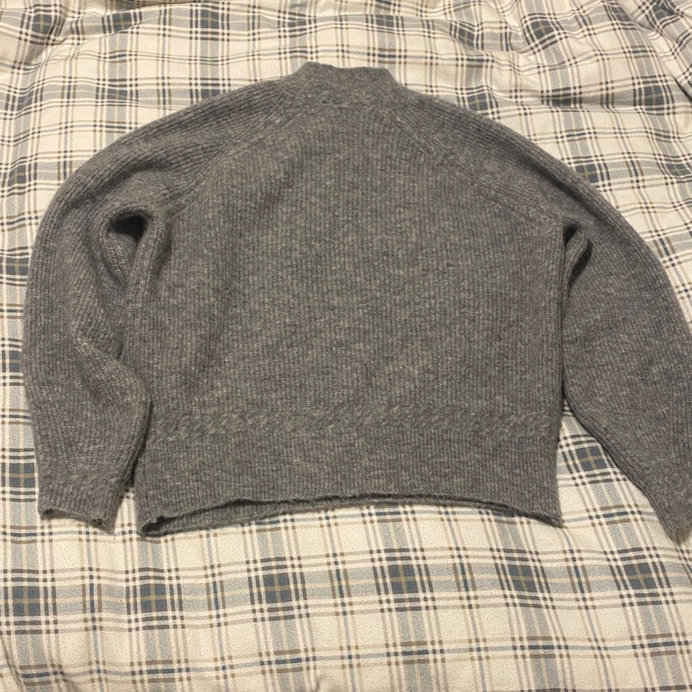 Sezane Otis Jumper XS Mottled Grey - Picture 3 of 6